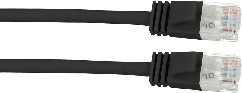 Patchkabel RJ45 U/UTP Cat6a 1,5m schwarz