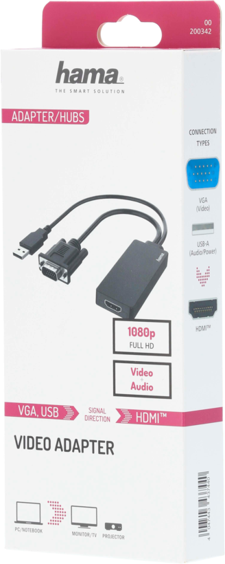 Hama hdmi to vga hot sale