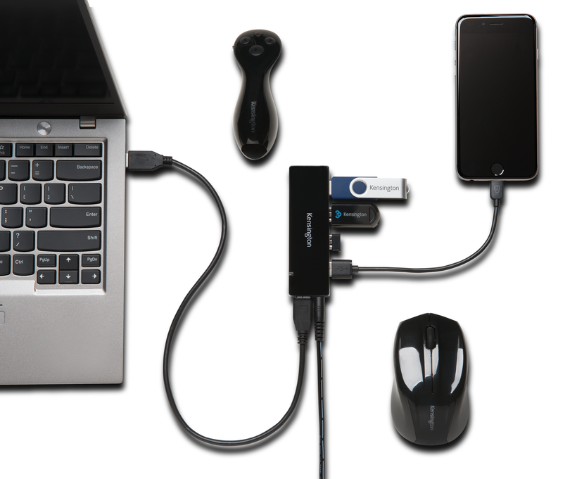 Hub USB 3.0 4 porte Kensington UH4000C