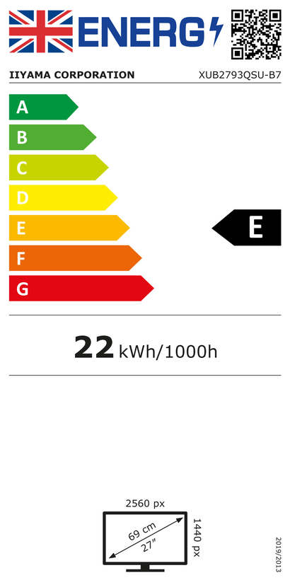 iiyama ProLite XUB2793QSU-B7 Monitor