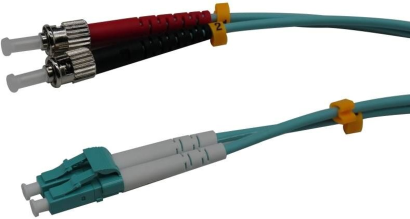 Opt. patch kabel duplex LC-ST 3m 50/125µ