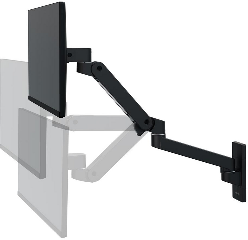 Ergotron LX Pro Wall Monitor Arm Black