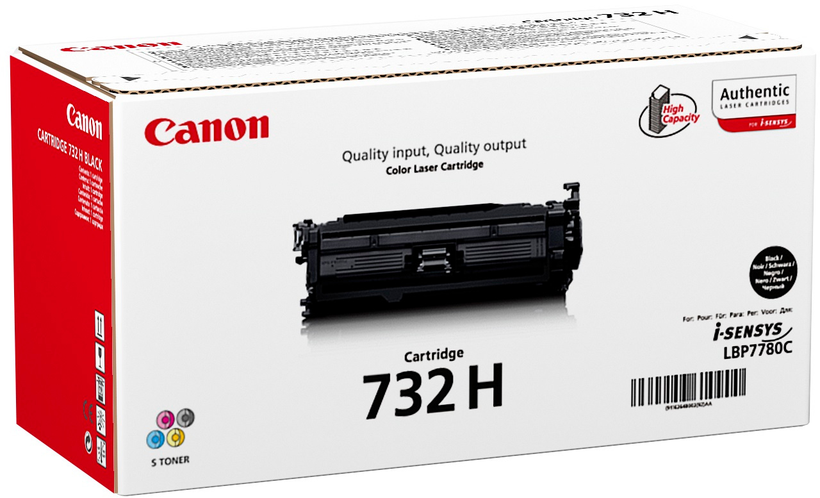 Toner Canon 732H preto