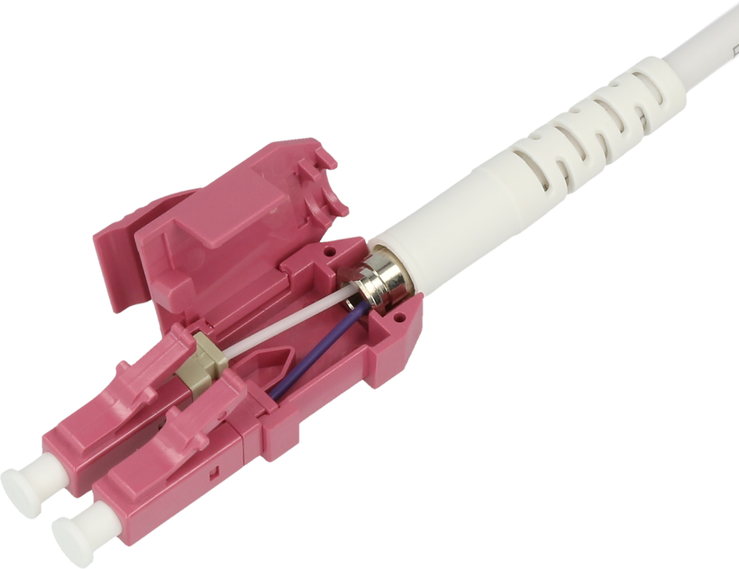 Cable patch dúplex FO LC-LC 2 m 50 µ