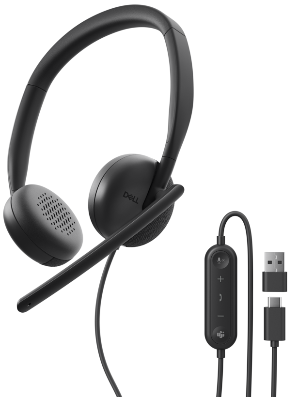 Headset com fio Dell WH3024