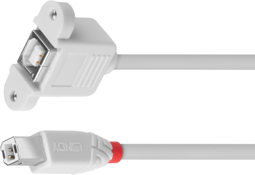 LINDY USB-B Extension Cable 0.5m