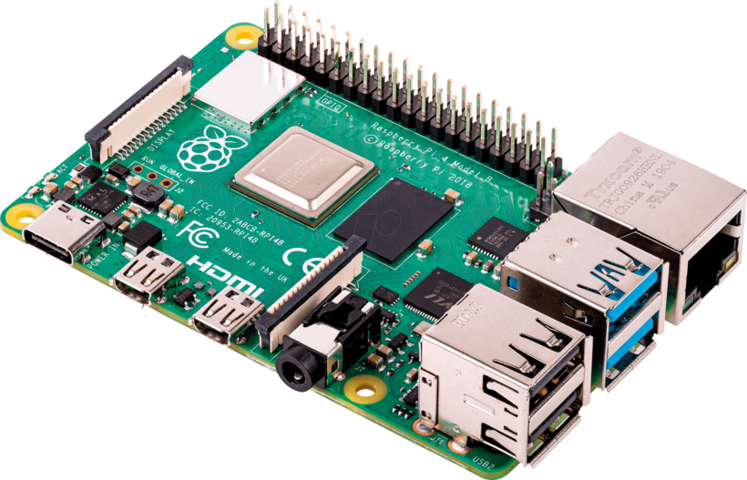 Raspberry Pi 4B 4GB egykártyás PC