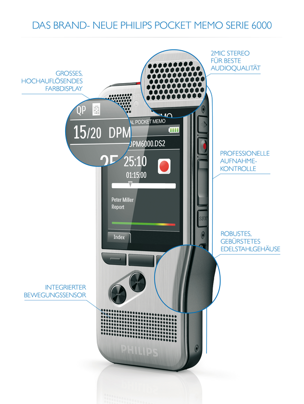 Philips DPM 6000 SE Pro Voice Record. 2Y