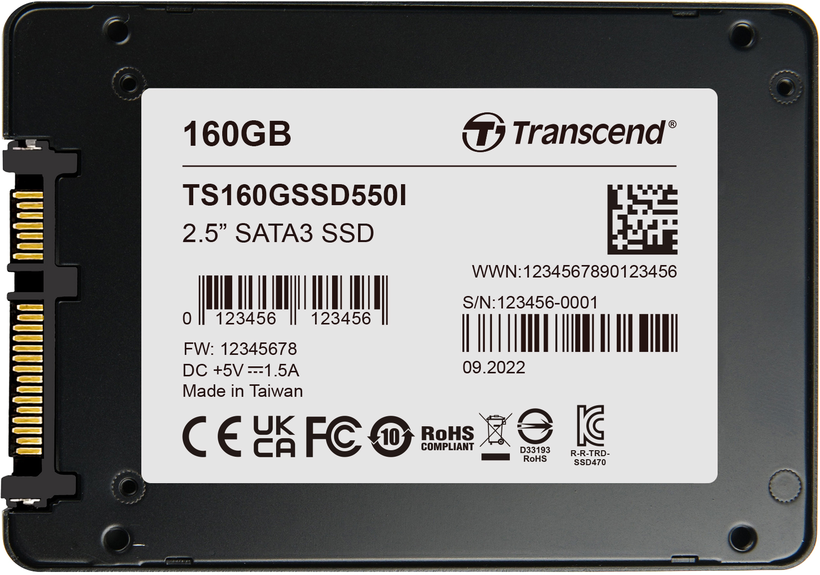 Transcend SSD550I SATA 160 GB SSD