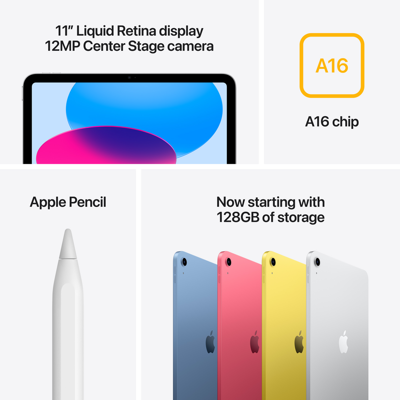 Apple iPad (A16) 11" 256 GB blau