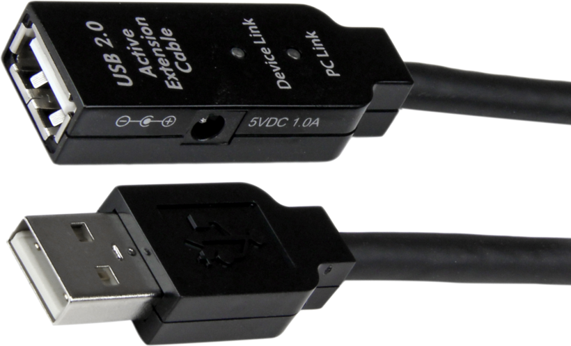 StarTech Kabel przedł., akty.USB A 25 m