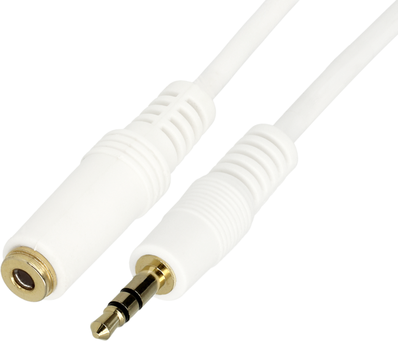 Audio Cable 3.5mm Jack/m-Jack/f 2m