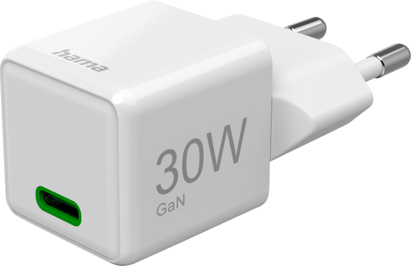 Adapt. carr. Hama 30 W USB-C Super-Mini