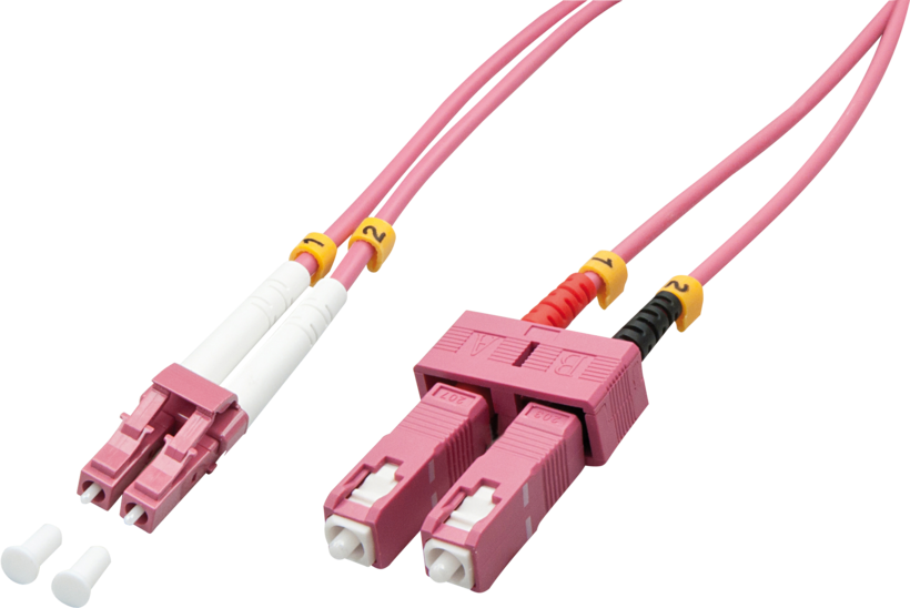 FO Duplex Patch Cable LC-SC 1m 50/125µ