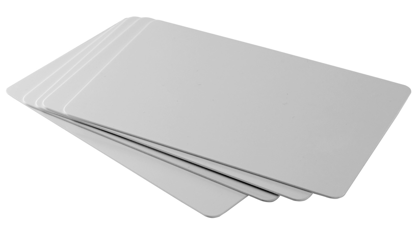 Zebra PVC Cards Glossy White 500pcs