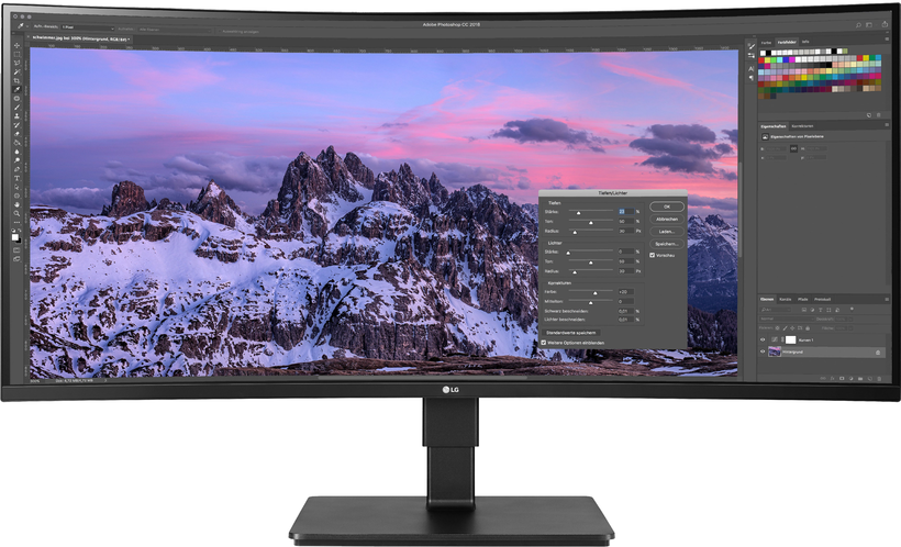 LG 35BN77CP-B Curved Monitor