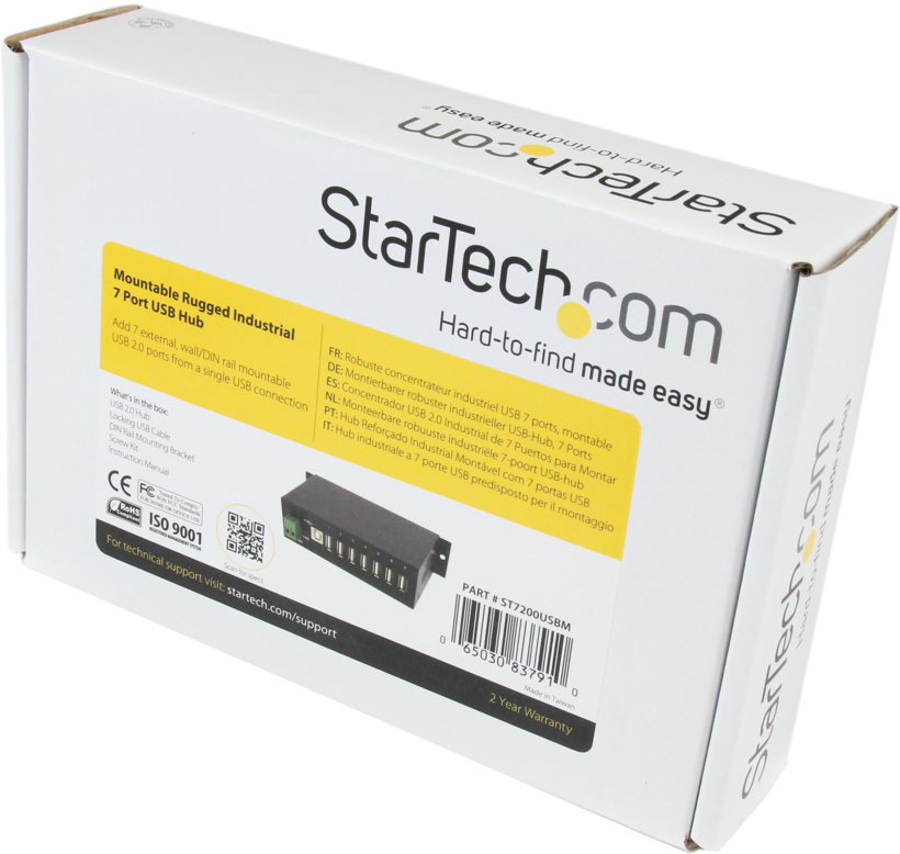 StarTech USB Hub 2.0 Industrie 7-Port