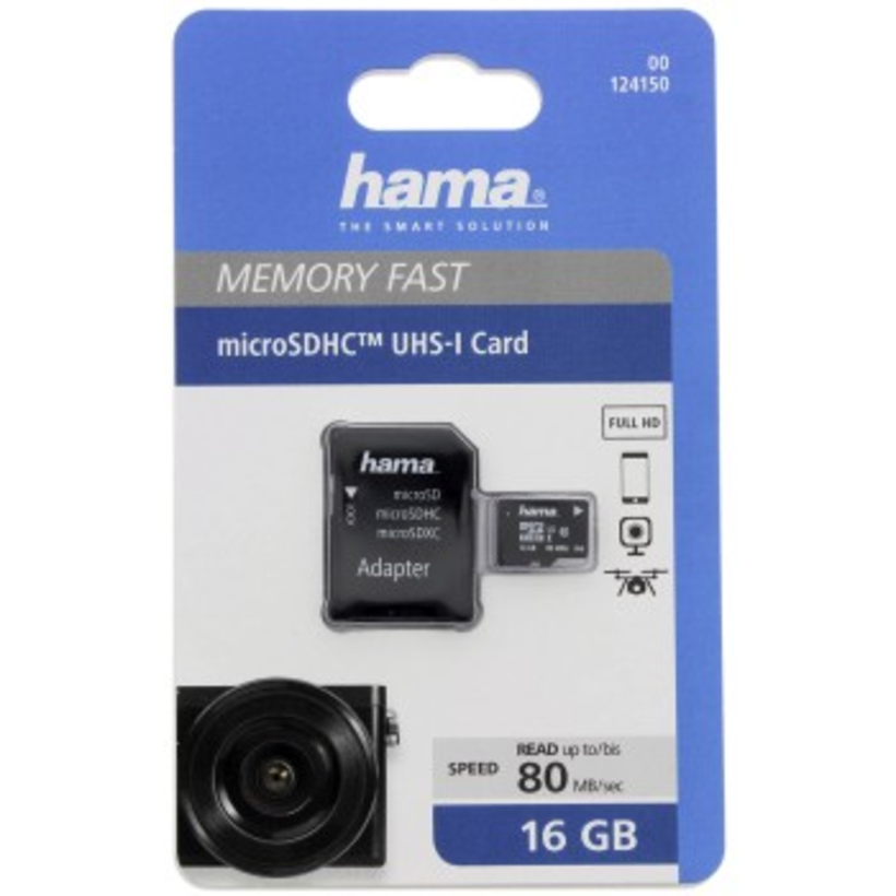 Hama Memory Fast 16 GB V10 microSDHC