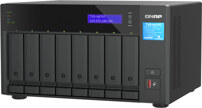 QNAP TVS-h874T 64GB 8-bay NAS