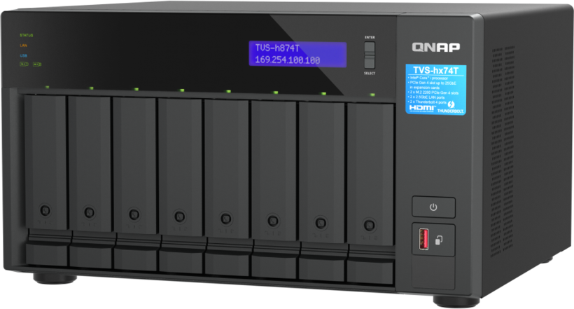QNAP TVS-h874T 64GB 8bay NAS