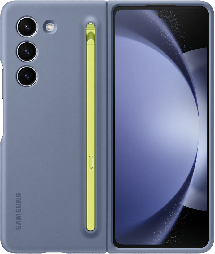 Coque Samsung Z Fold5 Slim S Pen, bleu