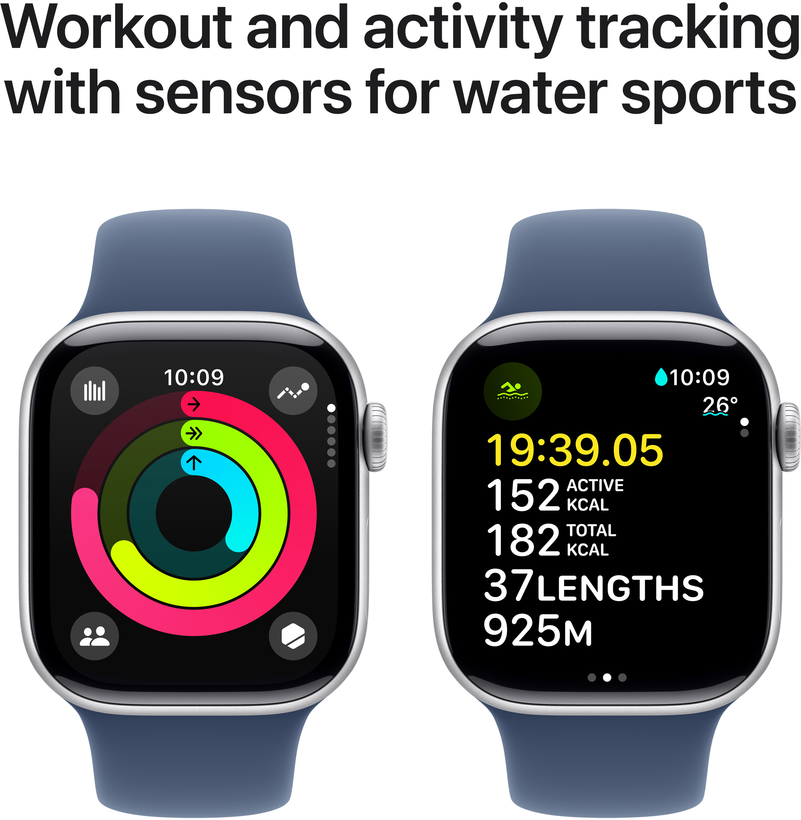 Apple Watch S10 GPS 42mm Alu argent