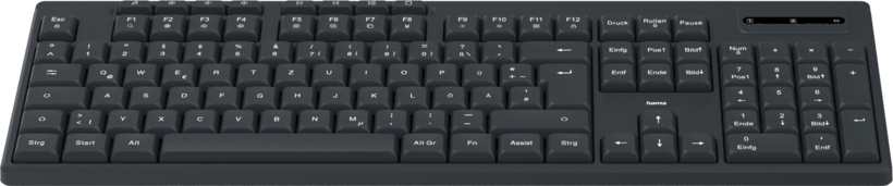 Hama WK-200 Funk Tastatur schwarz