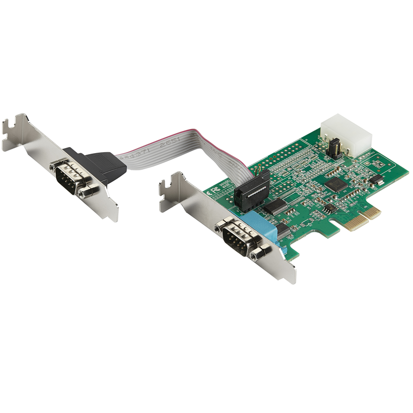 Buy StarTech 2port Serial RS232 PCIe Card (PEX2S953LP)
