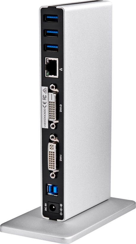 Adapter USB-B - DVI/RJ45/USB/Audio