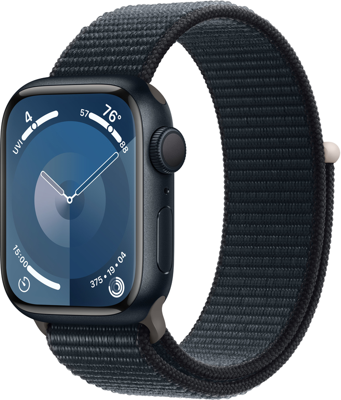 Apple Watch S9 GPS 41mm alu meia-noite