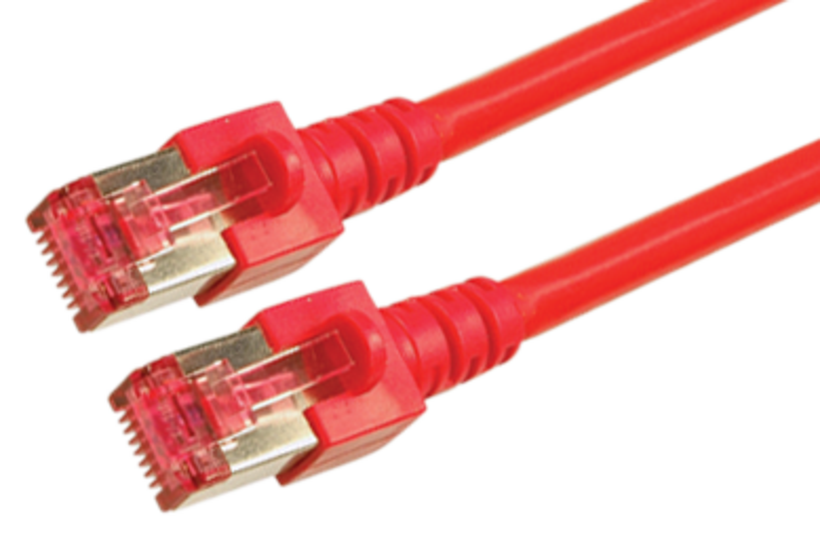 Câble patch RJ45 S/FTP Cat6 0,5 m rouge