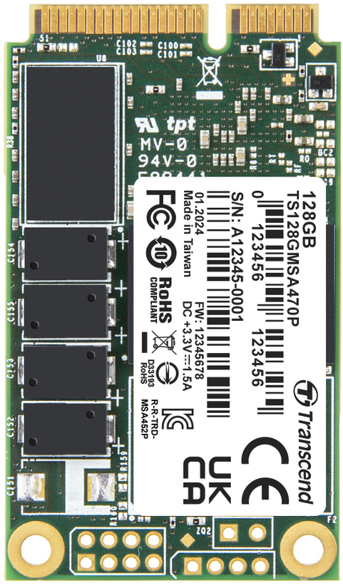 Transcend MSA470P mSATA 128 GB SSD