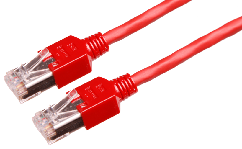 Patch Cable RJ45 S/UTP Cat5e 1.5m Red