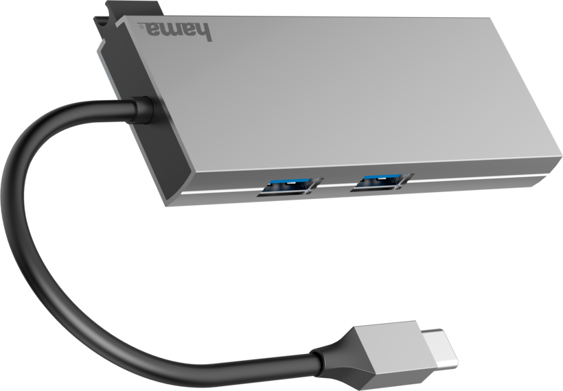 Hama USB Hub 3.0 3-Port+HDMI+Kartenleser
