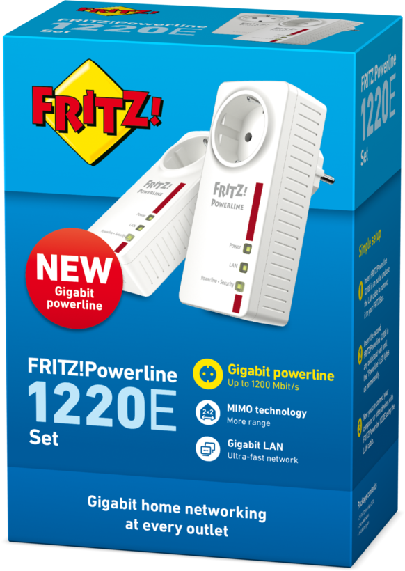 AVM FRITZ!Powerline 1220E Set