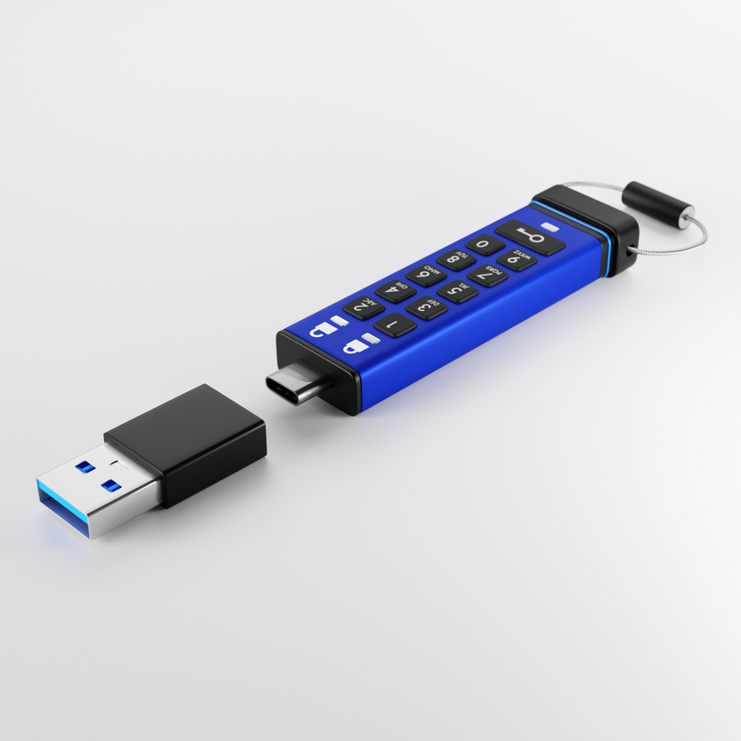 iStorage datAshur Pro+C 256 GB USB Stick
