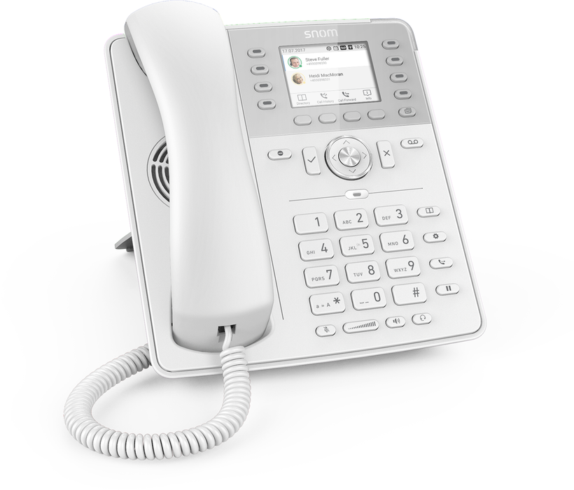 Téléphone IP fixe Snom D735, blanc