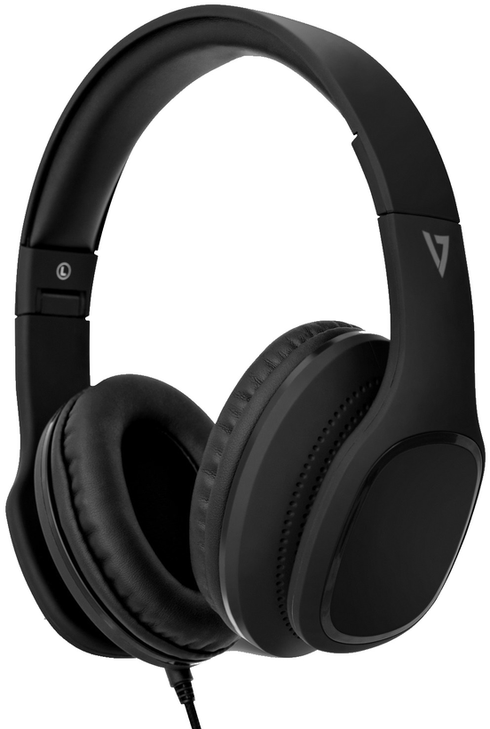 Auriculares V7 Over-Ear preto