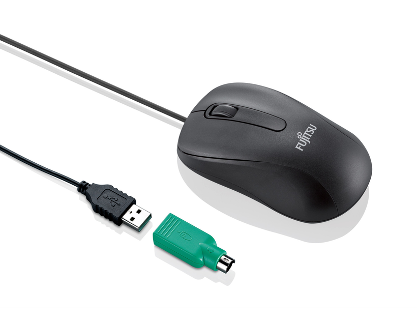 Fujitsu M530 USB Laser Mouse+PS/2 Adapt.