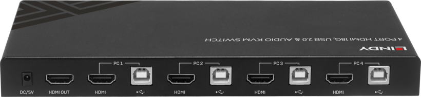 Lindy Switch HDMI Multi-View, 4 ports