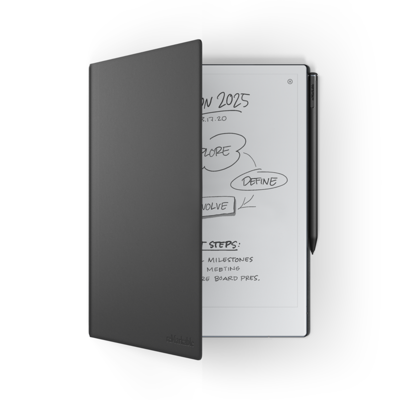 Book Folio reMarkable 2 cuir, noir