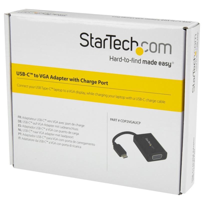 Adaptador USB tipo C . - VGA h. m