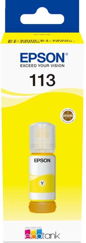 Tinteiro Epson 113 EcoTank Pigment amar.