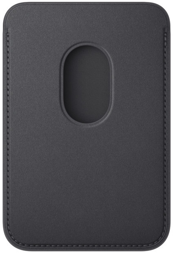 Apple iPhone Feingewebe Wallet schwarz