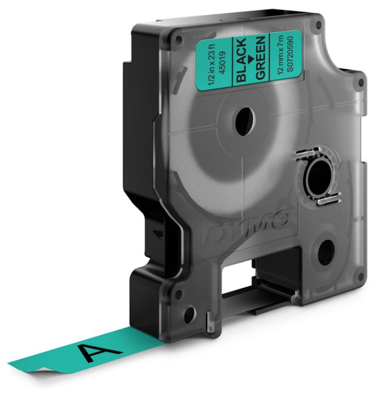 DYMO LM 12mmx7m D1 Label Tape Green
