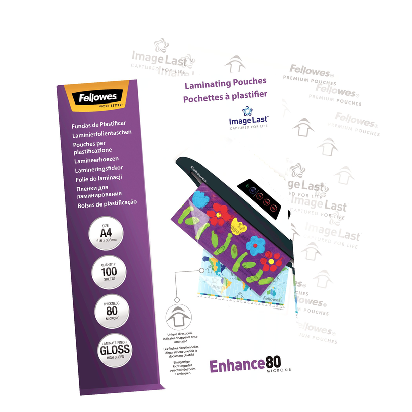 Fellowes A4 80µ Laminierfolien 100 St.