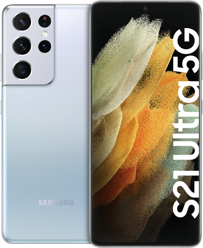 Samsung Galaxy S21 Ultra 5G 128GB silber