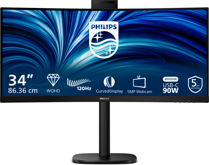 Philips 34B2U3600CH ívelt monitor