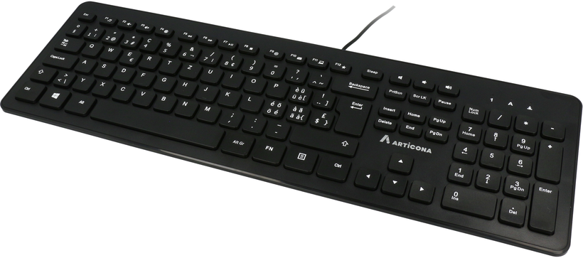 ARTICONA USB A wired Tastatur schwarz
