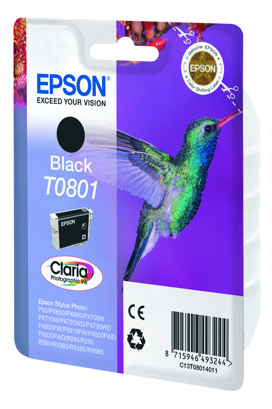 Epson T0801 tinta, fekete